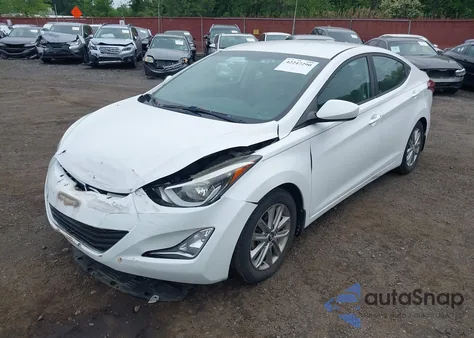2016 Hyundai Elantra Se из США, поврежденный, VIN 5NPDH4AE6GH727314